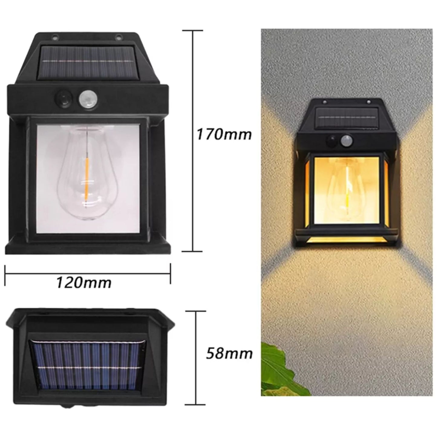 EcoLuz Pro: FARO SOLAR INTELIGENTE CON SENSOR DE MOVIMIENTO